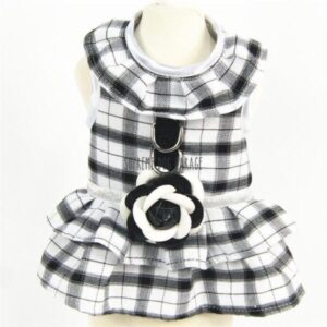 chanel dog dress harness