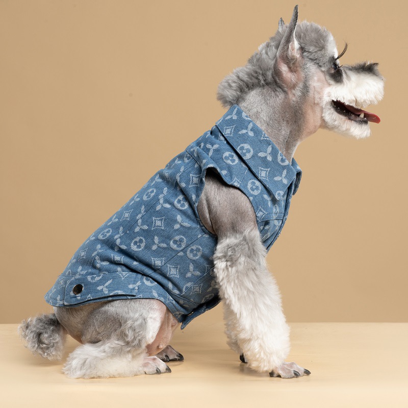 denim dog coats