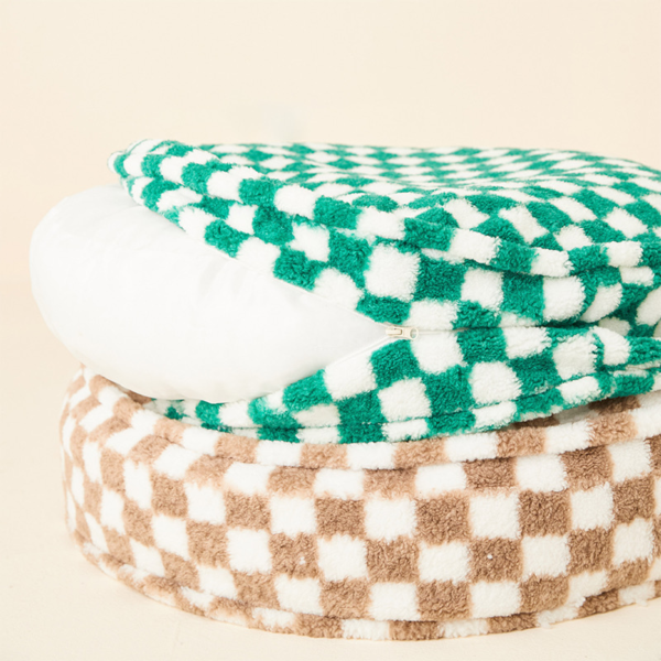 round dog bed