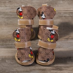 mickey mouse dog shoes