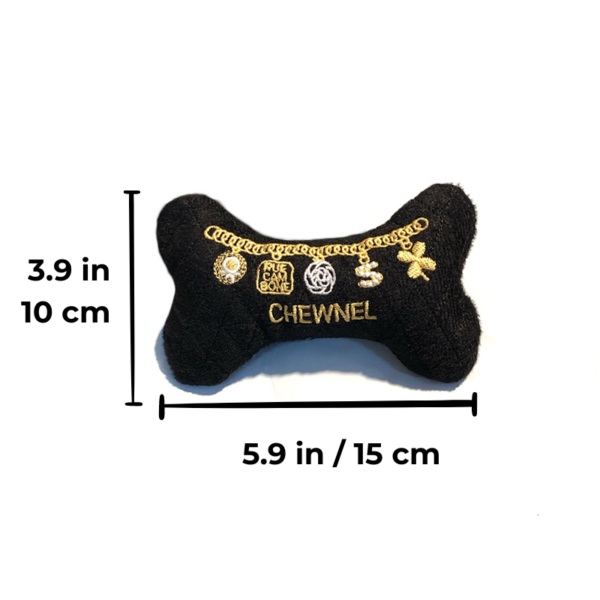 chanel bone toy for dogs