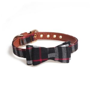 burberry bow tie dog collar