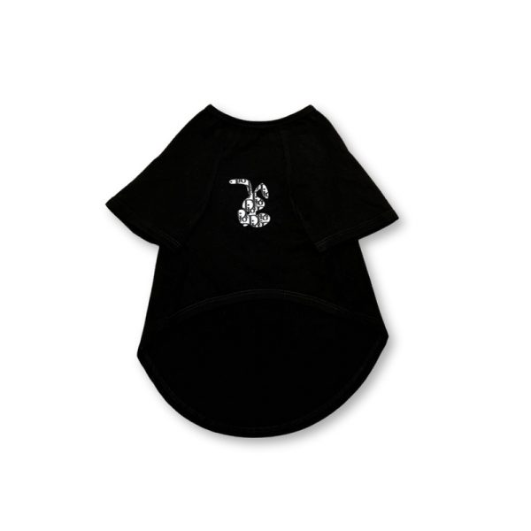 Dogior Bunny Monogram Designer Dog T-Shirt - Image 3