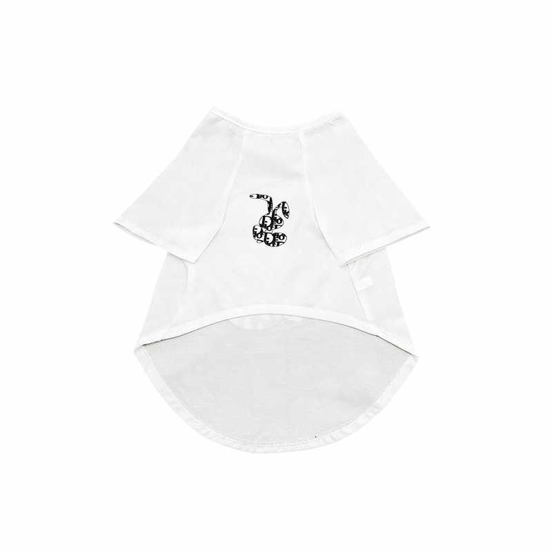 Dogior Bunny Monogram Designer Dog T-Shirt - Image 6