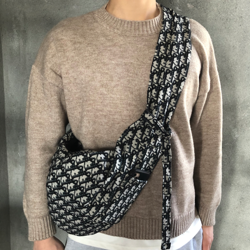 Dogior Monogram Designer Sling Pet Carrier Bag