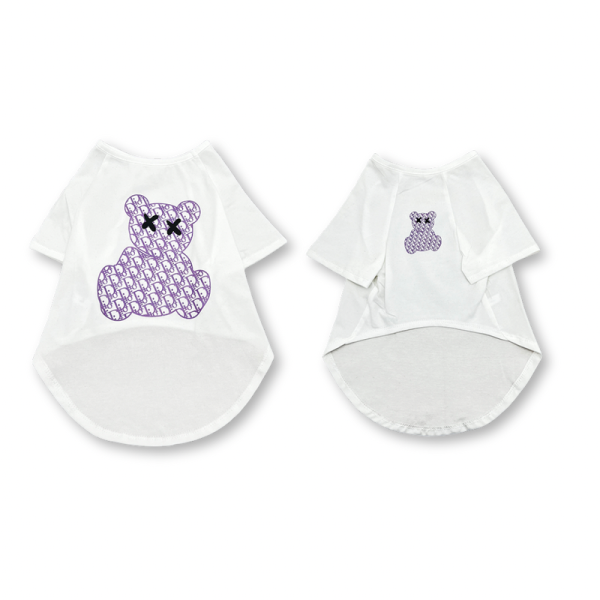 Dogior Teddy Monogram Designer Dog T-Shirt