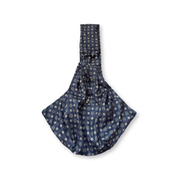 Louis Pawtton Floral Pattern Designer Sling Pet Carrier Bag - Image 4