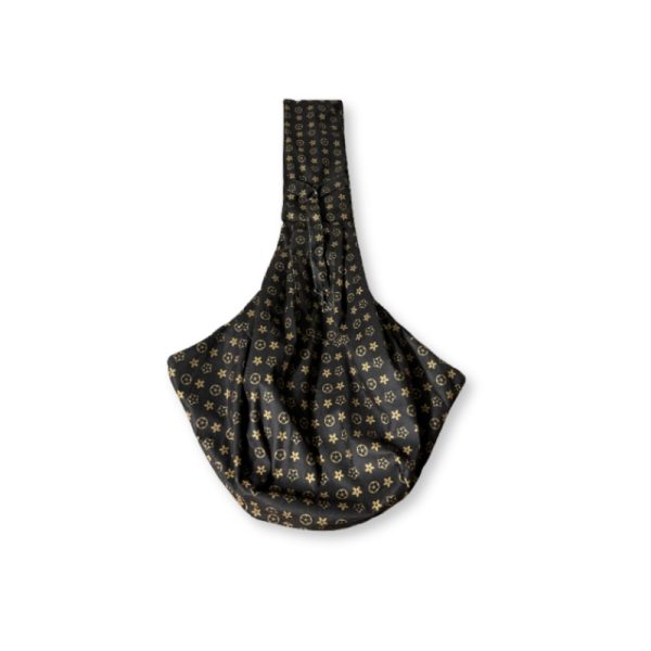 Louis Pawtton Floral Pattern Designer Sling Pet Carrier Bag - Image 3