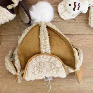 Dogg Aviator Pompom Winter Dog Hat