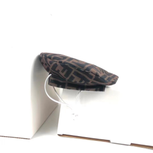 Furdi FF Monogram Designer Dog Beret Hat