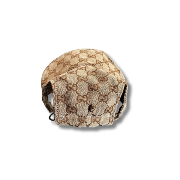 Pawcci GG Monogram Designer Dog Cap - Image 3