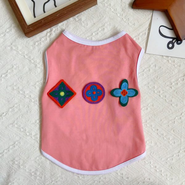 Louis Pawtton Back Patches Designer Dog Vest - Image 6