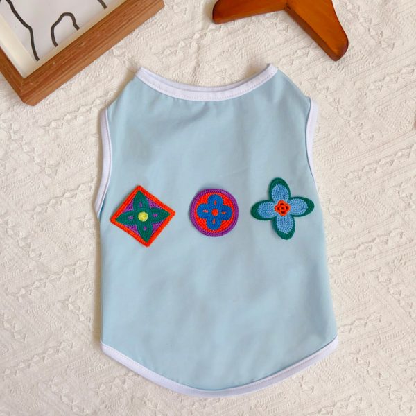 Louis Pawtton Back Patches Designer Dog Vest - Image 8