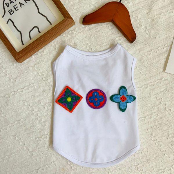 Louis Pawtton Back Patches Designer Dog Vest - Image 4