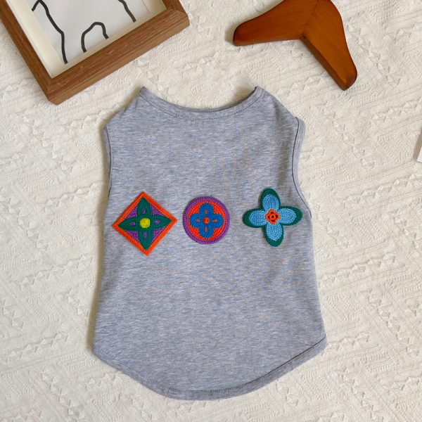 Louis Pawtton Back Patches Designer Dog Vest - Image 5