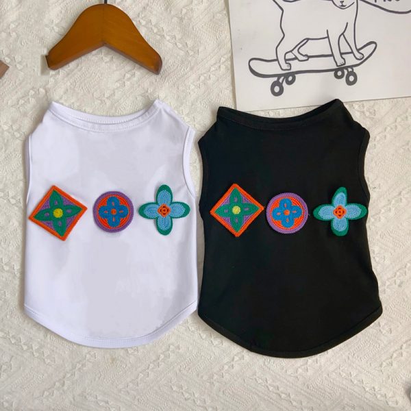 Louis Pawtton Back Patches Designer Dog Vest - Image 2
