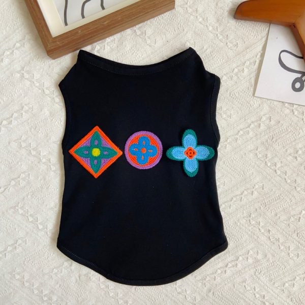 Louis Pawtton Back Patches Designer Dog Vest - Image 3
