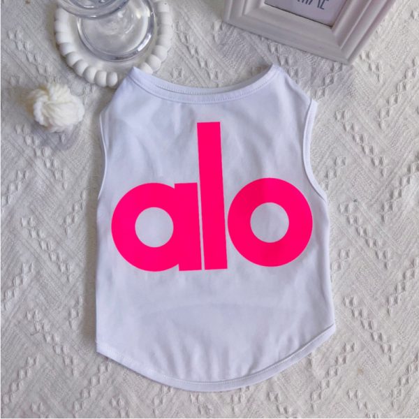 Pawlo Essentials Pink Logo Sporty Dog Vest - Image 5