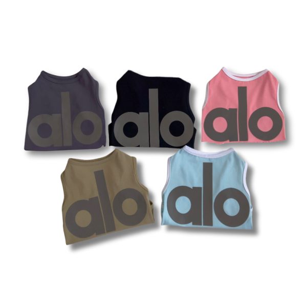 Pawlo Essentials Gray Logo Sporty Dog Vest