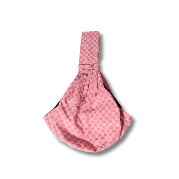 Pawcci Monogram Designer Sling Pet Carrier Bag - Image 4