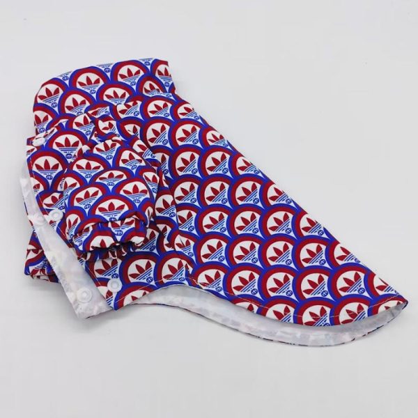 Adidog Logo Pattern Streetwear Dog Jacket - Image 4