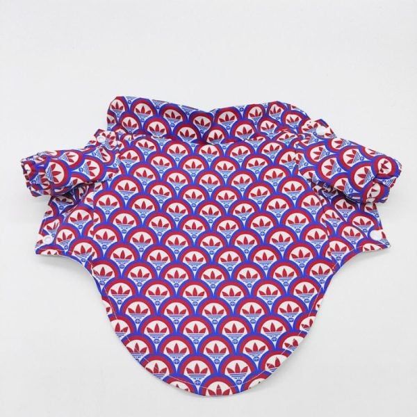 Adidog Logo Pattern Streetwear Dog Jacket