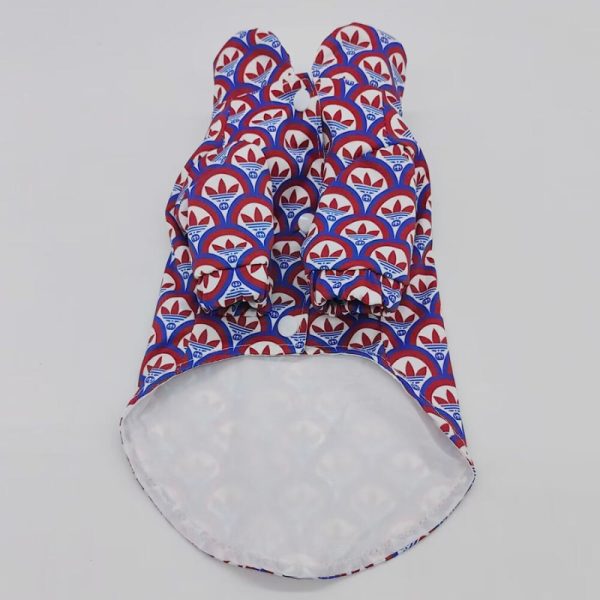 Adidog Logo Pattern Streetwear Dog Jacket - Image 2