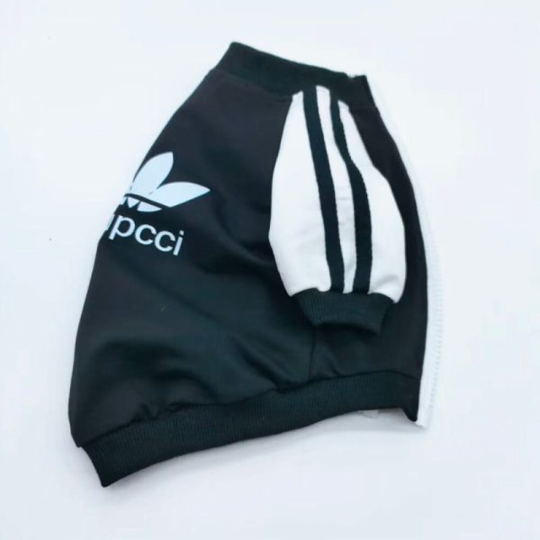 Adidog x Pupcci Back Logo Streetwear Dog Jacket - Image 4