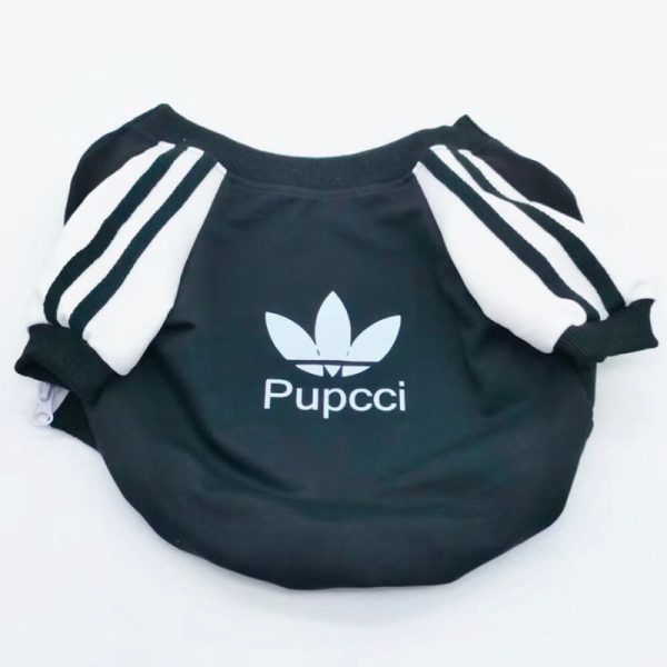 Adidog x Pupcci Back Logo Streetwear Dog Jacket - Image 2