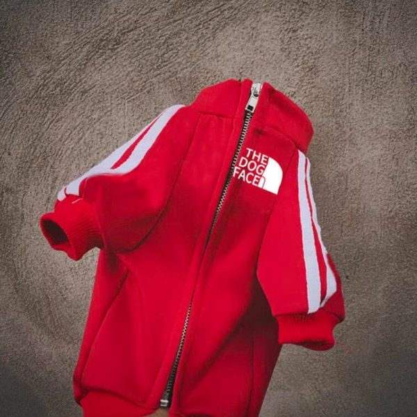The Dog Face Chest Logo Designer Dog Jacket - Image 3