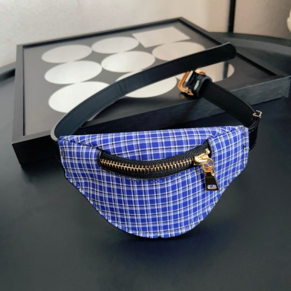 Mui Mui Elegant Checkered Pattern Dog Shirt - Image 3