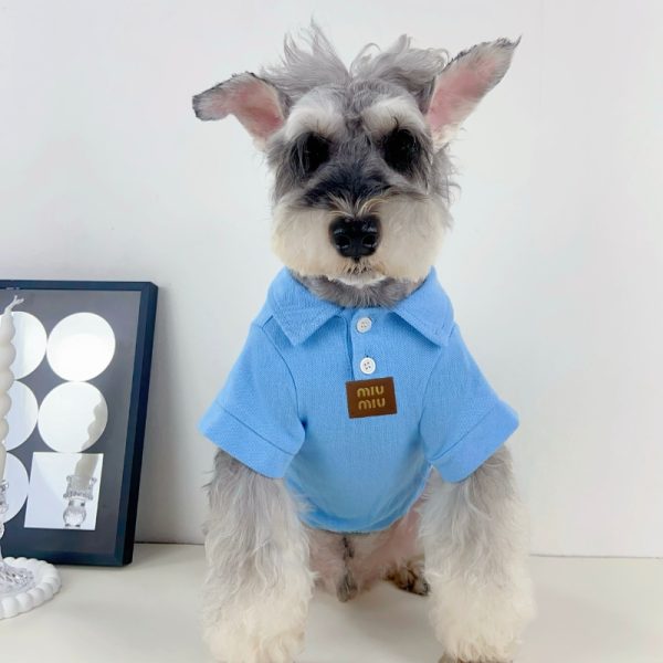 Mui Mui Essentials Designer Dog Polo Shirt - Image 8