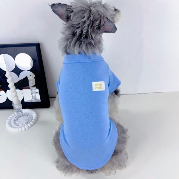 Mui Mui Essentials Designer Dog Polo Shirt - Image 9