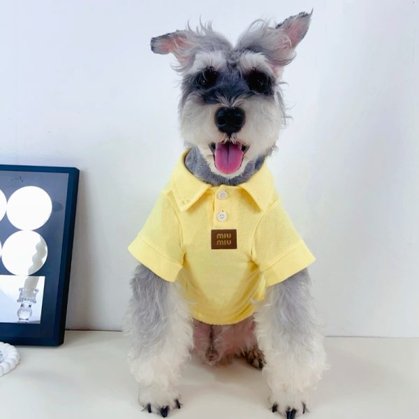 Mui Mui Essentials Designer Dog Polo Shirt - Image 5