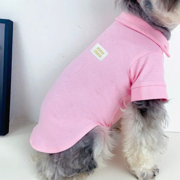 Mui Mui Essentials Designer Dog Polo Shirt - Image 4