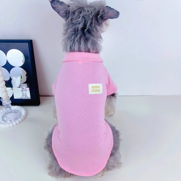 Mui Mui Essentials Designer Dog Polo Shirt - Image 3