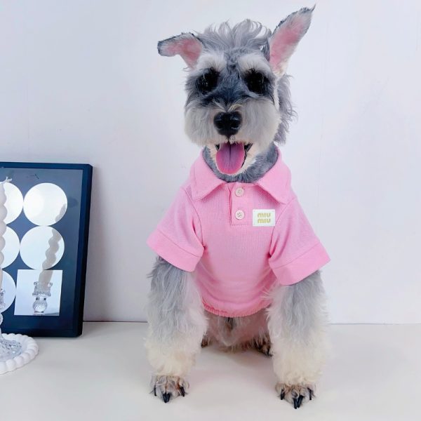 Mui Mui Essentials Designer Dog Polo Shirt - Image 2