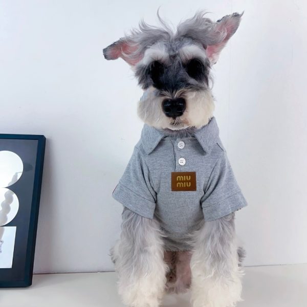 Mui Mui Essentials Designer Dog Polo Shirt - Image 13