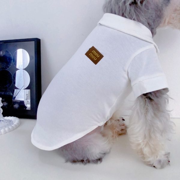 Mui Mui Essentials Designer Dog Polo Shirt - Image 12