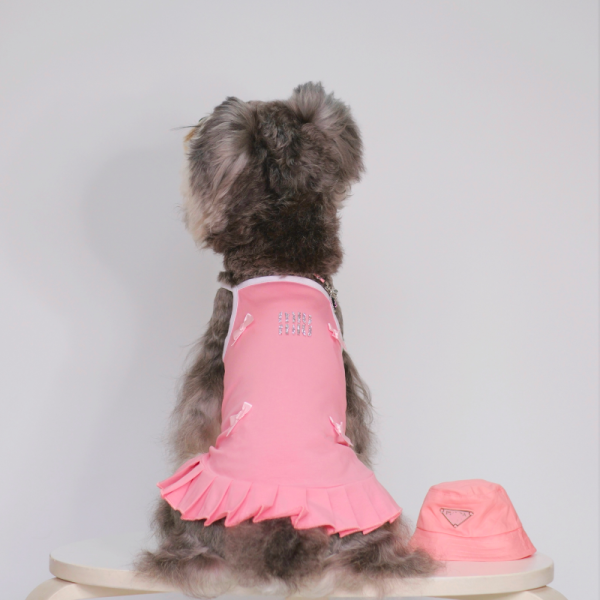 Mui Mui Premium Bow Style Designer Dog Dress - Image 11