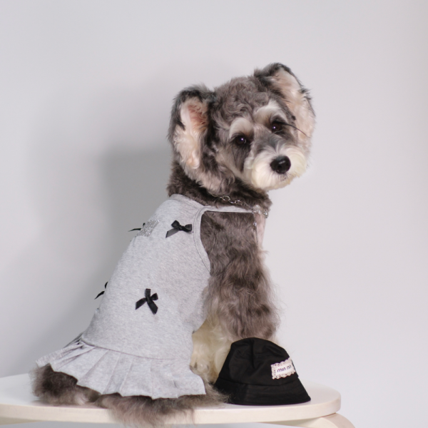 Mui Mui Premium Bow Style Designer Dog Dress - Image 4