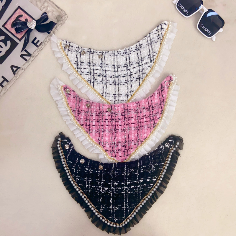 Chewnel CC Logo Tweed Designer Dog Bandana - Image 4