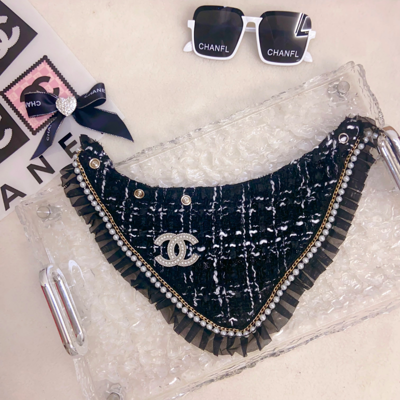 Chewnel CC Logo Tweed Designer Dog Bandana - Image 11