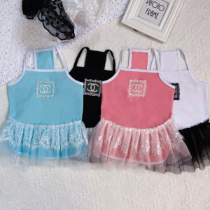 Chewnel Lace Tutu Designer Dog Dress