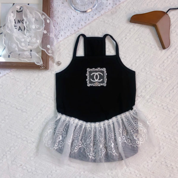 Chewnel Lace Tutu Designer Dog Dress - Image 5