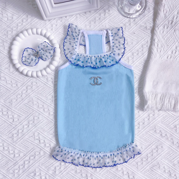 Chewnel Sparkle Logo Designer Dog Dress - Image 7