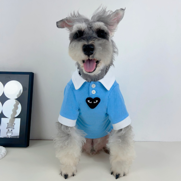 Comme Des Pawcons Icon Heart Designer Dog Polo Shirt - Image 15