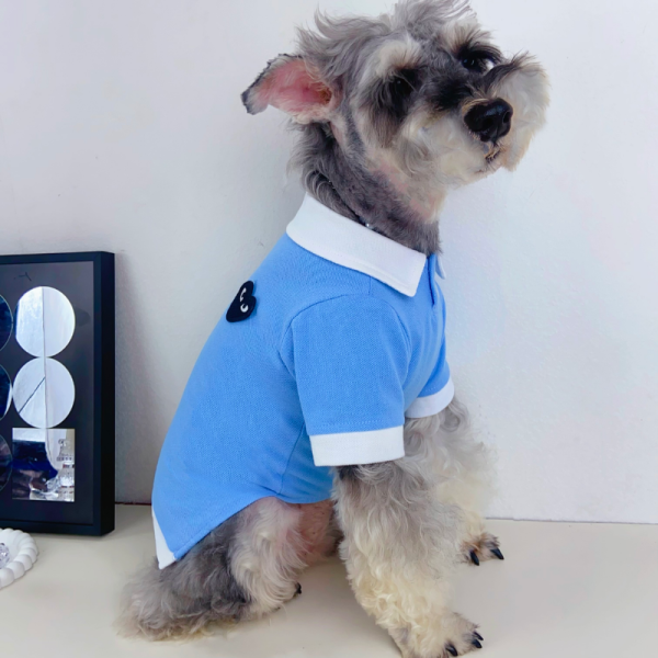 Comme Des Pawcons Icon Heart Designer Dog Polo Shirt - Image 8