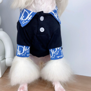 Dogior Monogram Royale Designer Dog Polo Shirt
