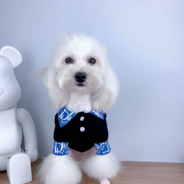 Dogior Monogram Royale Designer Dog Polo Shirt - Image 2